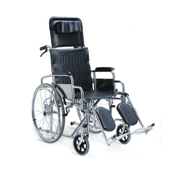 Рингова инвалидна количка с падащ гръб и вдигащи степенки