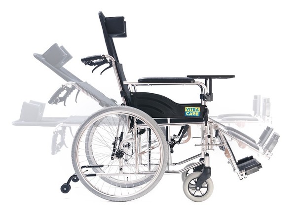 Специална рингова инвалидна количка Vitea Care RECLINER VCWK703